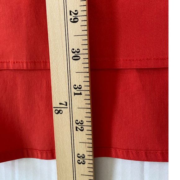 The Look Woman Orange Button Down Oversized Top Size 2X Lagenlook Quiet Luxury - Picture 5 of 8